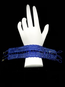 Bracelet Swarovski Bicone Light Sapphire #2