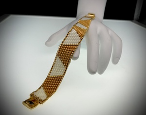 Bracelet Peyote Stitch Trapezoid