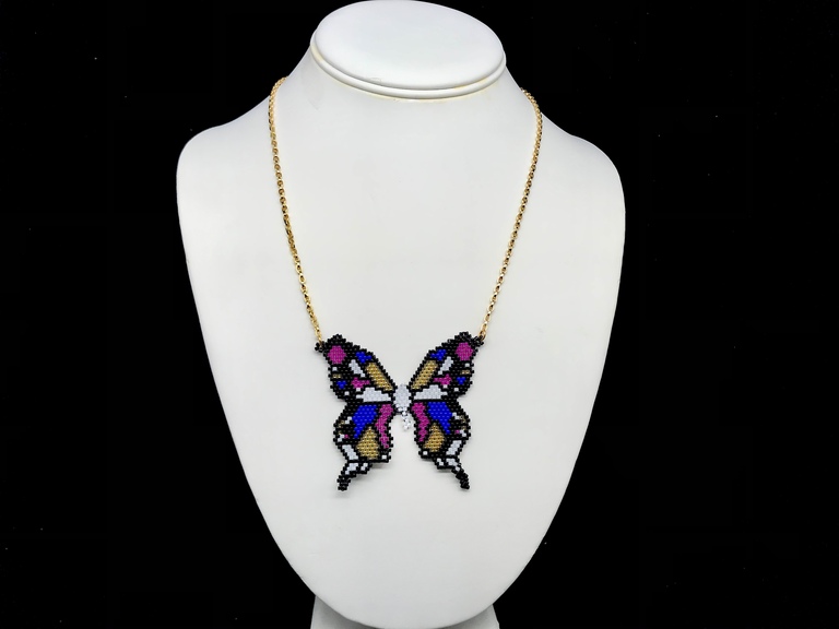 Necklace Butterfly From AIKO® Beads
