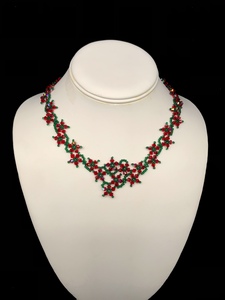 Necklace With Swarovski Light Siam