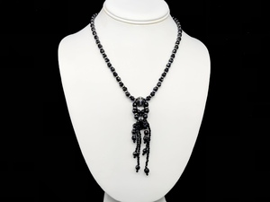Necklace Jet Firepolish