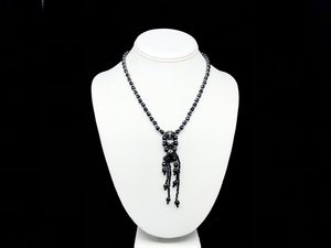 Necklace Jet Firepolish