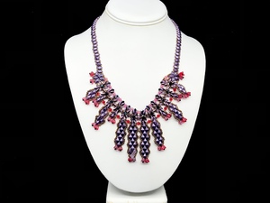 Necklace with Czech Bead #2- Dewi