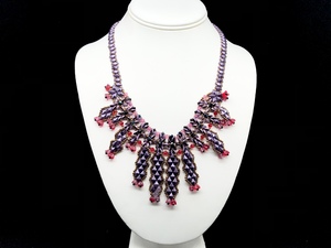 Necklace with Czech Bead #3- Dewi